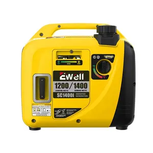 Ewell-generador de gasolina portátil, frecuencia variable de 1.2Kw, gas y GLP