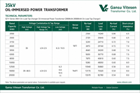 Transformateur de puissance SZ11 à commutation sous charge 20MVA 15MVA 10MVA 35kV/33kV vers 11kV/10kV pour distribution électrique de sous-station
