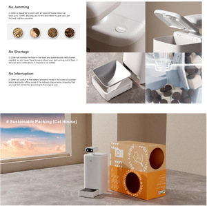 Nuevo O Sitter Smart Pet Feeder HHOLOVE alimentación de video para mascotas con cámara AI Vista de 360 ° para el cuidado remoto de gatos - Product Image 5