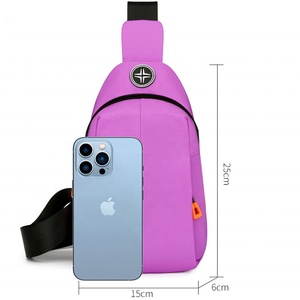 Riñonera de moda 2025 OEM de fábrica con correa ajustable para teléfono y dinero, bolso de cintura informal de viaje con logotipo personalizado para hombres y mujeres - Product Image 2