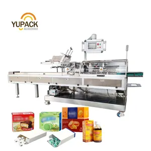 Horizontal End Load Cartoner machine for Face Mask / Biscuit / Chocolate /film roll Bag