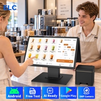 Dispositif de commande Android pour comptoir avec imprimante, 10 points tactiles, NFC, WiFi 6, 4+64 Go, pour comptoir de thé au lait