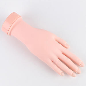 Flexible Silicone Nail Practice Hand Adjustable Training <b>Model</b> for Acrylic Nail Art - Product Image 5