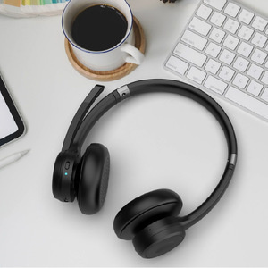 หูฟังแบบครอบหู BT 5.0 ชาร์จแบบ Type C สำหรับคอมพิวเตอร์ เล่นเพลงไร้สาย สเตอริโอ พร้อมไฟ LED - Product Image 1