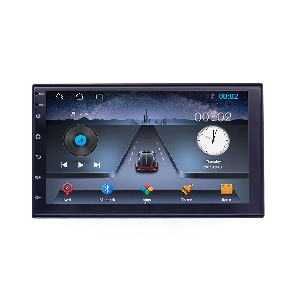 7 "1Din 안드로이드 자동차 라디오 범용 모든 자동차 자동 비디오 DVD GPS 네비게이션 1 + 16G 와이파이 BT SWC 자동차 오디오 시스템
