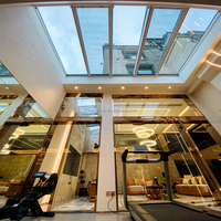 Intelligentes Dachfenster Modulares Sonnenschutz- und Entwässerungssystem mit Automatischer Belüftung für Wintergarten und Villa