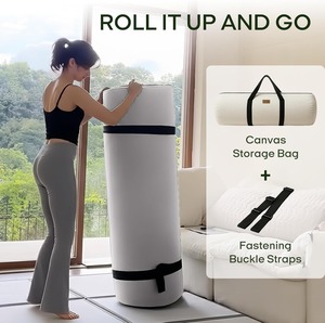 Mỹ Cổ Tatami Ngủ Mat Bộ Nhớ Bọt Nệm Topper Có Thể Gập Lại Nhật Bản Sàn Futon Nệm Cho Khách Sử Dụng - Product Image 6