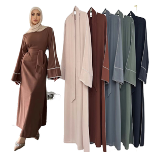 Sharut Wholesale Islamic Clothing Turkey <b>EID</b> Ramadan Modest Luxury Robe Muslim Women <b>Dress</b> Hijab Dubai Abaya Polyester Handmade - Product Image 1