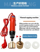 Machines de remplissage et de bouchage semi-automatiques pour sachets doypack à bec verseur, miel, liquide, sauce, pâte, confiture, eau, gelée, shampoing, boisson, jus