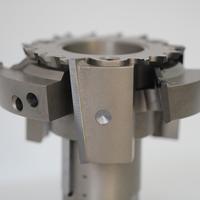 Tête de coupe à tenons en spirale robuste avec inserts indexables TCT |   Outil de fraisage à mortaise et tenon CNC