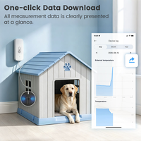 Capteur de température et d'humidité intelligent WiFi Tuya avec sonde externe, surveillance à distance sans fil via application, réfrigérateur, aquarium, incubateur