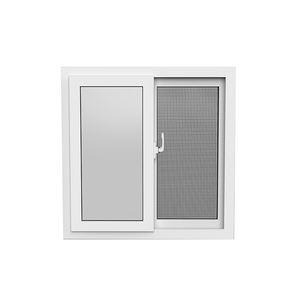 Profils en aluminium de conception la plus récente pour fenêtres coulissantes, fenêtre coulissante en aluminium avec <span class=keywords><strong>grille</strong></span> simple en acier et verre - Product Image 2