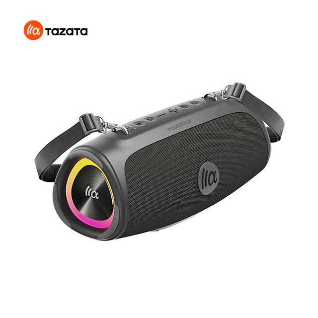 High quality portable waterproof wireless Bluetooth speaker heavy bass speaker with power bank function and FM function Radio