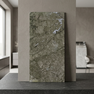 Carreaux de porcelaine vitrifiée brillante William Grey 800x1600mm en gros, directement du fabricant indien - Product Image 3