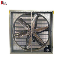 Grande hélice évaporateur ventilateur industrie animal volaille ferme système de refroidissement par air poids marteau ventilateur souffleur