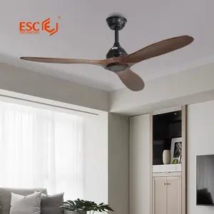 Favorable fans 3 speed ceiling fan wood 52 inch ac motor black antique ceiling fan with remote