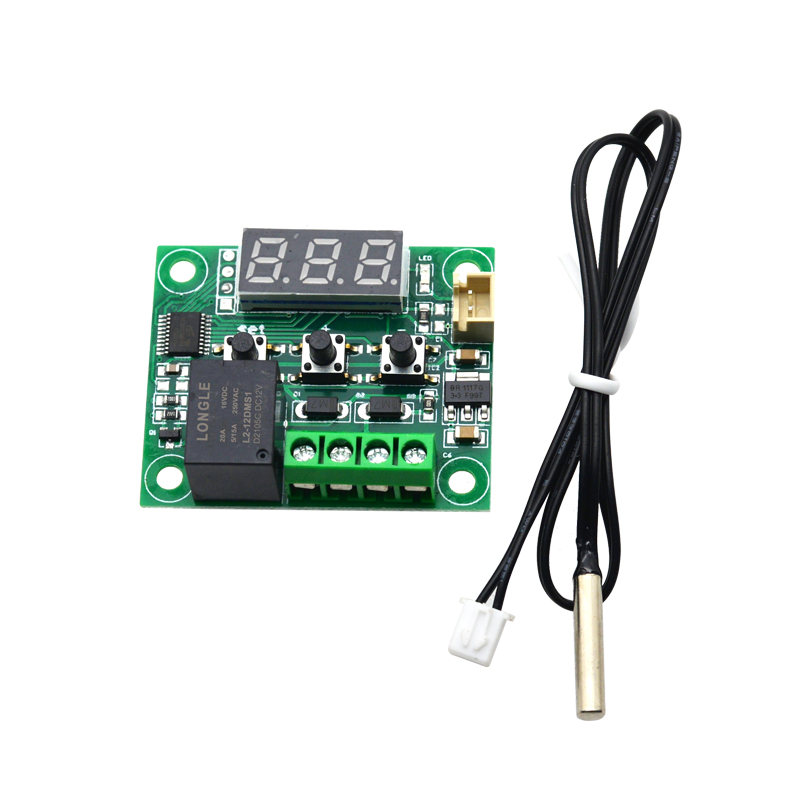 Dc 12v High Precision Digital Thermostat Temperature Switch Micro Miniature Temperature Control Board Xh-w1209(图1) Dc 12v High Precision Digital Thermostat Temperature Switch Micro Miniature Temperature Control Board Xh-w1209(图1)