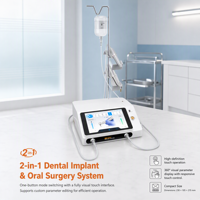 Moteur d'implant dentaire mini compact avec interface à double écran, commande tactile et bouteille d'irrigation
