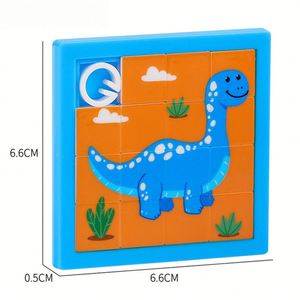Hot Sale <b>Plastic</b> Customized <b>Sliding</b> Puzzle Teens Adults Educational Learning Tool Toy Christmas Party Favor Puzzle Games - Product Image 3