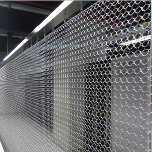 Grille acoustique décorative en maille pour cinéma, réduit l'écho, améliore l'effet sonore, en acier inoxydable, maille métallique en spirale - Product Image 6