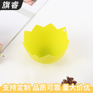 Silicone Egg Poacher Multi Color Solid Design Kitchen Egg Steamer For Poaching Eggs - Product Image 3