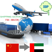 Service de logistique porte-à-porte le plus rapide DDP par mer Agent maritime Chine vers Dubaï Amazon FBA par fret aérien Transitaire