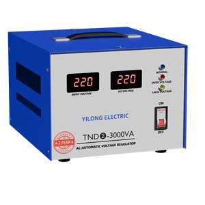 Régulateur <span class=keywords><strong>de</strong></span> tension automatique monophasé YILONG SVC-3KVA, stabilisateur SVC avec bobine en cuivre pur à 100 %, AC 220V pour usage domestique - Product Image 1