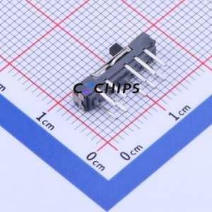 SS-3456D-02-L1 Slide Switch Through hole Component (THT) Switch Double Pole Four Throw Rectangle Pin Header PC Pin 15mm - Product Image 1