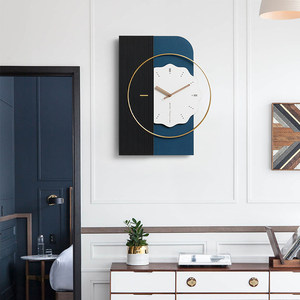Nordic Wall <b>Clock</b> Irregular Shape Silent <b>Battery</b> Powered Living Room Modern Minimalist Decorative <b>Clock</b> - Product Image 2