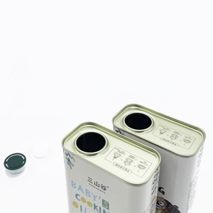 Lata de Hojalata Rectangular Personalizada con Logotipo, Vacía, de 750 ml, para Aceite de Oliva, con Tapa de Plástico, Impresión Offset, Grado Alimenticio - Product Image 6