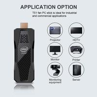 MINI PC atom Z8350 quad core, 4 go/8 go de Ram, 64 go/2021 go de ROM, Micro TV stick Prota ble, PC windows 10 tout-en-un, nouveauté 128