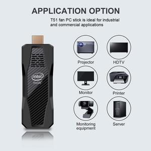2021ใหม่ที่พัฒนา T51มินิพีซีอะตอม Z8350 Quad Core 4กิกะไบต์/8กิกะไบต์ Ram 64กิกะไบต์/128กิกะไบต์รอม Prota Ble ไมโครทีวีติดเครื่องคอมพิวเตอร์ Win10ทั้งหมดในหนึ่ง - Product Image 4