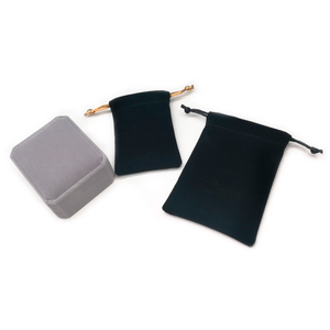 Sacs en flanelle pour bijoux, sacs en velours personnalisés avec cordon de serrage, sacs pour téléphone, vente en gros - Product Image 3