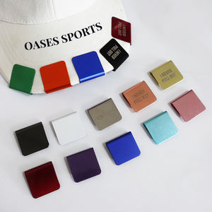 人気商品 カラー 無地 ベースボールハット つばクリップピン レーザー彫刻用 メタルキャップクリップ - Product Image 4