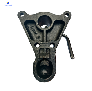 50mm Mobilheim-Kupplung mit Dreieckiger 4-Loch-Platte & Stützrad-Klemme für A6X Zugstange - Product Image 2