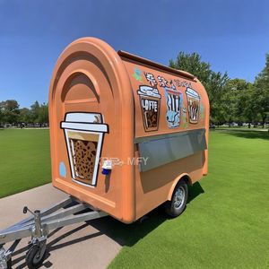 Chariot mobile de café et barbecue rapide, camion à tacos, cuisine entièrement équipée, remorque de concession alimentaire extérieure personnalisée - Product Image 1