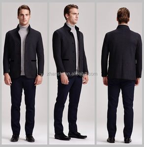 <span class=keywords><strong>Manteau</strong></span> d'hiver en <span class=keywords><strong>laine</strong></span> <span class=keywords><strong>bouillie</strong></span> pour homme - Product Image 3
