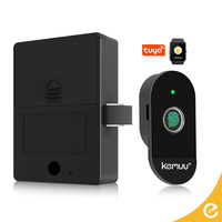 Cerradura Electrónica Inteligente KEMUU para Cajón, con Huella Dactilar Biométrica, Sin Llave, para Puerta de Madera, con SDK en la Nube, Compatible con la Aplicación Tuya