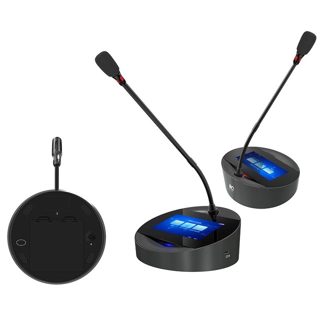 High-end Desk Gooseneck Discussion Digital Wireless Conference Microphone Audio System 1 President 7 Delegate