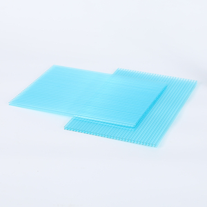 ट्रिपल दीवार काले स्पष्ट घने हरे घर खोखला पीसी पॉली कार्बोनेट खोखला शीट छोटे बगीचे ग्रीनहाउस के लिए - Product Image 3