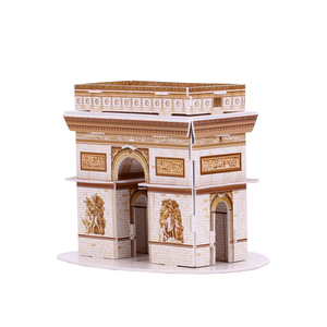 Juguetes Educativos, Kit de Manualidades DIY, Rompecabezas 3D del Arco del Triunfo, Rompecabezas 3D de Arquitectura Mundialmente Famosa, Modelo 3D de Edificio, Juguete de Regalo - Product Image 3