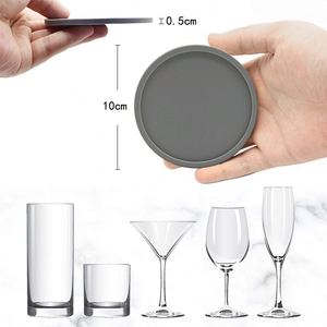 Posavasos de Silicona Redondos de 10 cm de Grosor, Aislantes del Calor, con Logotipo Personalizable, para Tazas de Té, Bebidas, Agua y Café, Venta al Por Mayor - Product Image 3