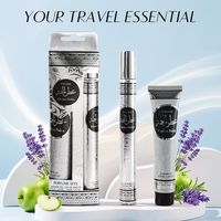 V.V.LOVE Spray Corporel et Gel Douche Parfum Boisé pour Homme 35ml Format Voyage Miniature – Coffret Parfum Longue Durée