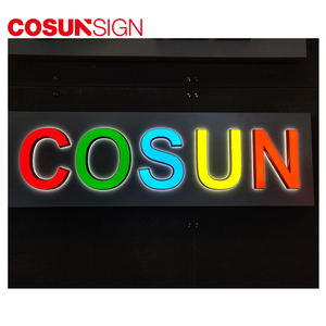 لون مخصص لوحة تسجيل متجر بصرية تصميم اسم المحمول الاكريليك أدى سعر الجملة ، قناة الرسائل صنع علامة الإعلان أدى - Product Image 3