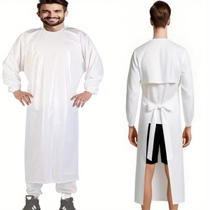 Waterproof Oil Proof <b>Bib</b> <b>Apron</b> Chemical Resistant <b>Apron</b>,Heavy Duty Oil&Chemical Resistant Work <b>Apron</b> for Restaurant, Butcher - Product Image 5