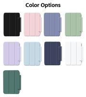 Étui intelligent en cuir PU mince multi-angles pour iPad Air 11 pouces 2024/2025/2026, coque de tablette magnétique antichoc avec boucle