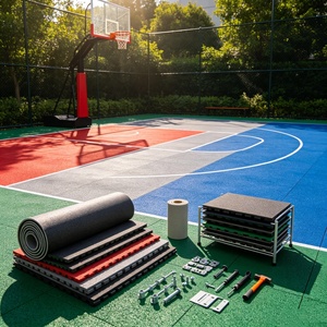 Inolp, Proveedor Integral de Soluciones para Canchas Deportivas, Piso de Goma Portátil para Baloncesto, Cancha de Baloncesto al Aire Libre - Product Image 1