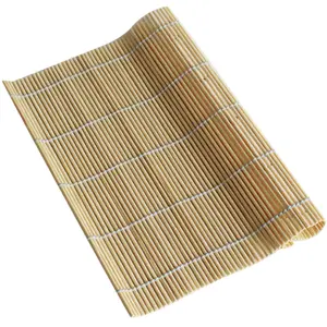 High Quality Janpases Style Bamboo 27cm Or 24cm Size White And Green Bamboo Sushi Rolling Mat
