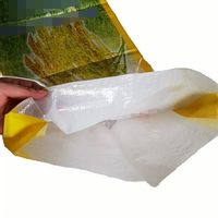 Sacs tissés en PP de qualité alimentaire pour usine, avec logo personnalisé, sacs de 25 kg et 50 kg pour l'emballage de riz, sucre, sable, et déchets de PP durables