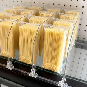 <span class=keywords><strong>Divisori</strong></span> <span class=keywords><strong>per</strong></span> <span class=keywords><strong>scaffali</strong></span> in PVC trasparente <span class=keywords><strong>per</strong></span> l'organizzazione di alimentari e merce in negozio su espositori <span class=keywords><strong>per</strong></span> la vendita al dettaglio - Product Image 2